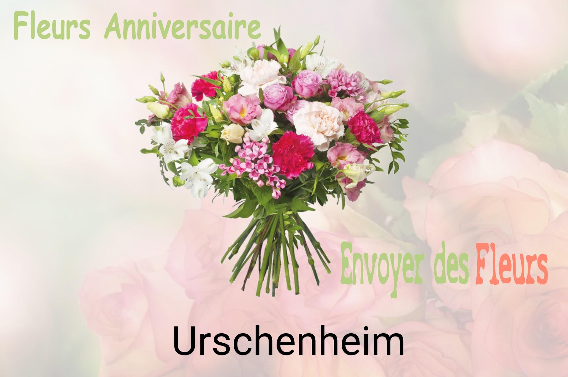 Bouquet de fleurs d’anniversaire livré à Urschenheim