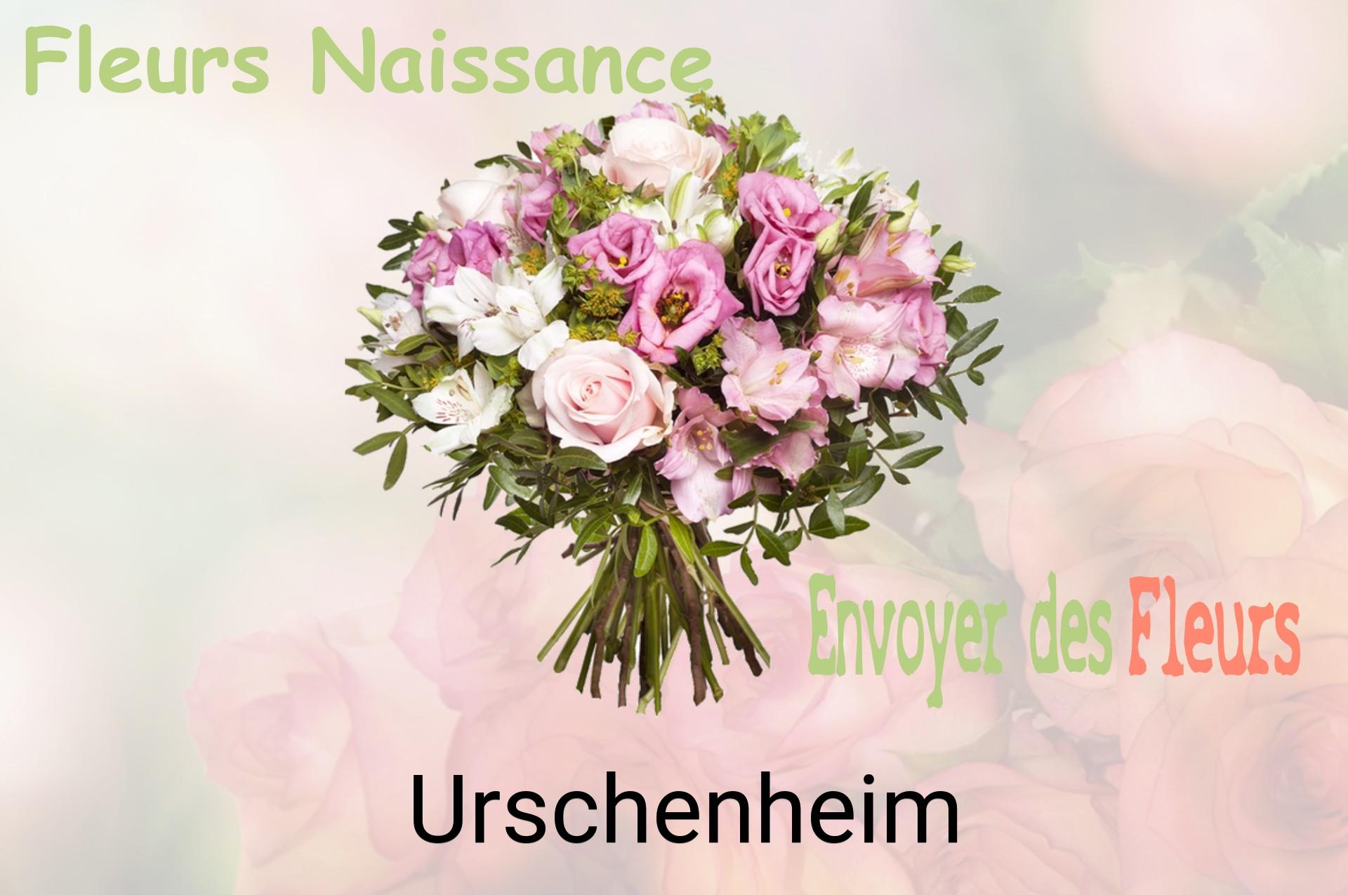 Bouquet de fleurs de naissance livré à Urschenheim
